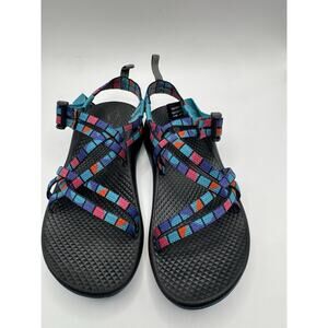 Chaco Girls Z Strap Sandals Multicolor Adjustable Sport Size 3 Youth